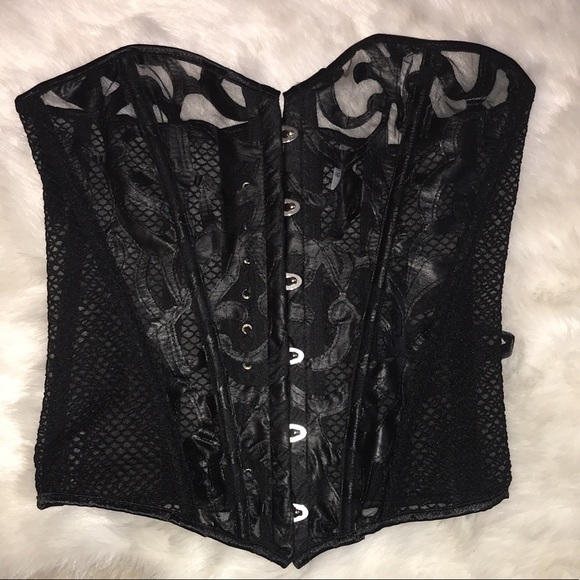 ‼️New!! Hollow Lace Up Corset - Picture 6 of 8